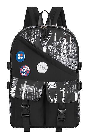 Молодежный рюкзак MERLIN ACROSS (Черно-серый) 12297 #905931