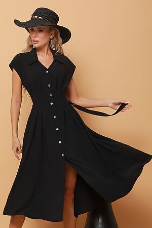 Платье-рубашка DSTREND (Чёрный) П-4047-0137-03 #908047