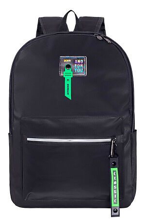 Рюкзак MERLIN ACROSS (Черно-зеленый) G704 #911769