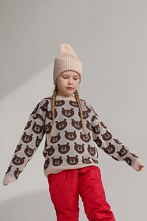 Джемпер Мишка бежевый MINIDINO #912470