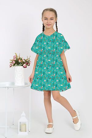 Платье ИВАШКА (Бирюзовый) ПЛ-715/3 #912520