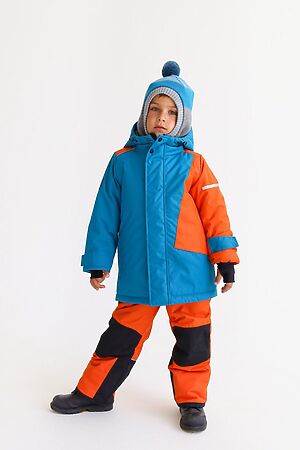 Комплект Colour block зима лазурь-морковь MINIDINO #914365