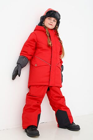 Куртка Асимметрия зима рубин MINIDINO #914368