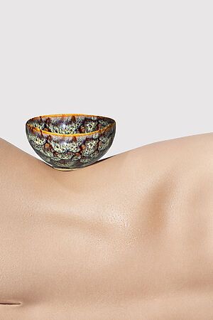 Пиала 100 мл керамическая с глазурью чашка с рисунком пиала для чайной церемонии "В ловушке времени" Nothing Shop #924011