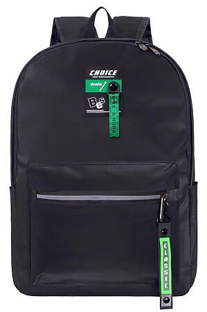 Рюкзак MERLIN ACROSS (Черно-зеленый) G706 #925690