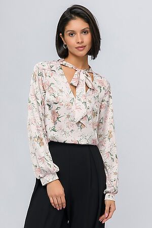 Блуза 1001 DRESS (Розовый (принт)) 0102990PK #926042