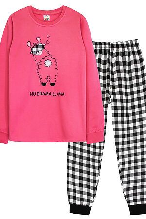 Пижама с брюками 91229 НАТАЛИ (Розовый/черная клетка) 42632 #926423
