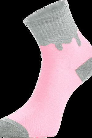Носки CHOBOT (Розовый/серый) #931398