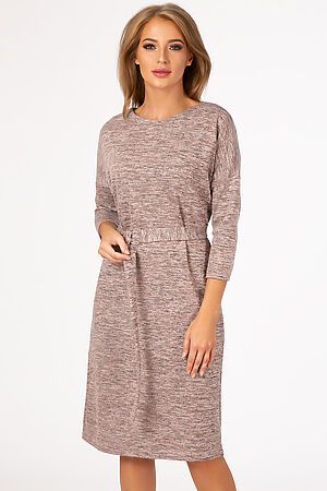 Платье REMIX (Серо-розовый/Меланж) 7645 #93373