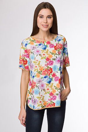 Блузка FIFTYPATES (Горчичный цветы) 4-127-1 #93549