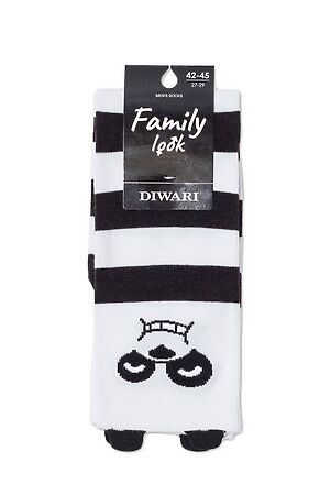 Носки DIWARI (Белый-черный) #938154