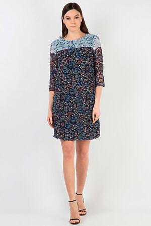 Платье INCITY (Темно-синий-синий) #950181