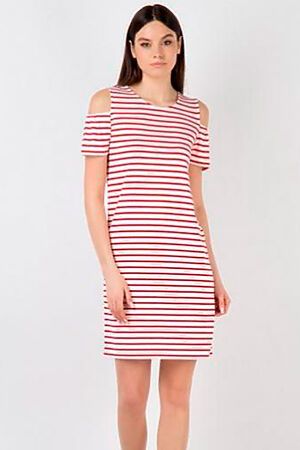 Платье INCITY (Бело-красный) #950292