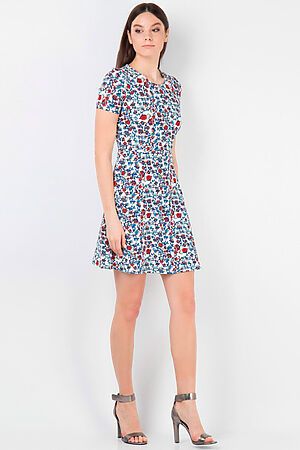 Платье INCITY (Бело-красно-синий) #950314