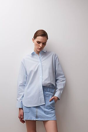 Блузка INCITY (Сине-белый) #951756
