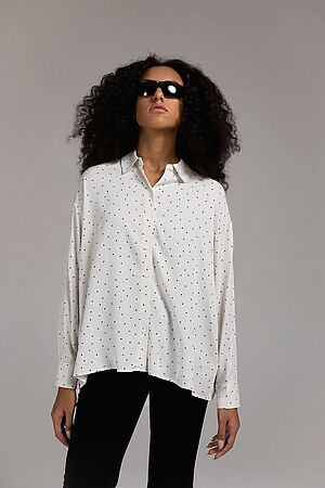 Блузка INCITY (Бело-черный) #951838