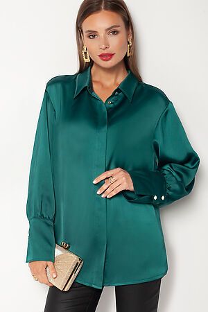 Блузка  VILATTE (Зеленый) D29.796 #952427