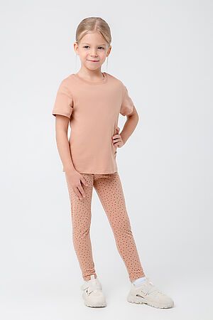 Лосины CROCKID (Смугло-коричневый,горошки) #952738