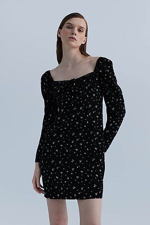 Платье INCITY (Бело-черный) #953683