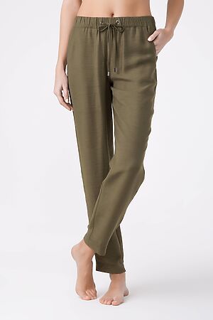 Брюки CONTE ELEGANT, khaki #955070 купить с доставкой в интернет-магазине OptMoyo.ru