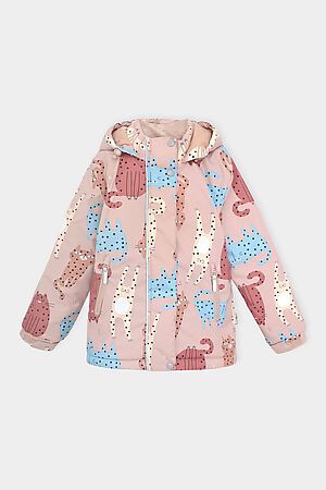 Куртка  CROCKID (Розовая пыль,цветные коты) #957461