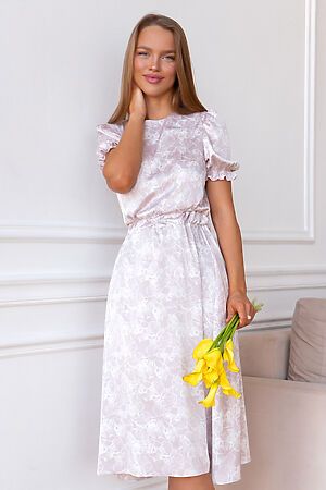 Платье OPEN-STYLE (Розовый/белый) 5637 #963754