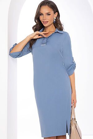 Платье LADY TAIGA (Серо-голубое) П8252 #964531