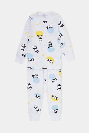 Пижама CROCKID (Панды в космосе на белом) #968789