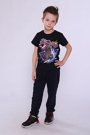 Детская футболка Д-6 НАТАЛИ (Черный) 47053 #978693