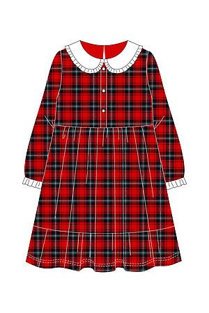 Платье ИВАШКА (Красная клетка) ПЛ-745/1 #981881