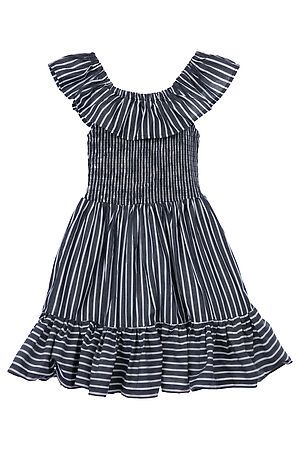 Платье PLAYTODAY (Тёмно-синий,Белый) 12422582 #983254