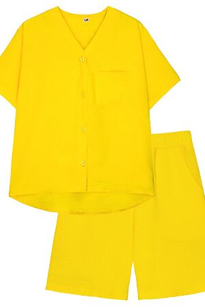 Комплект (Рубашка+Шорты) BE FRIENDS (Желтый) 0416 #985012