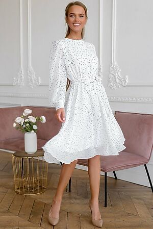 Платье OPEN-STYLE (Белый/черный) 4822 #986052