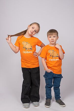 Детская футболка 51357 НАТАЛИ (Оранжевый) 47950 #986812