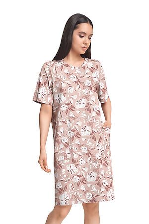 Платье CLEVER (Т.розовый/молочный) LDR13-1062у #986883