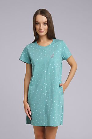 Платье CLEVER (Св.зелёный/молочный) LDR24-1078 #986885