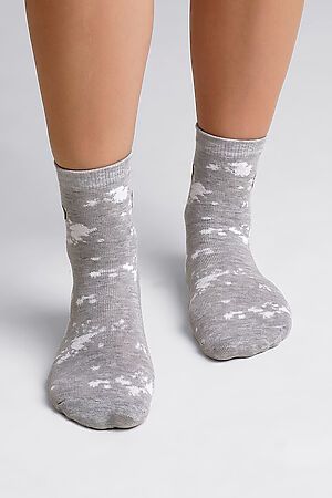 Носки CLEVER (Меланж серый) С4378 18-20 #988972