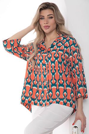 Рубашка LADY TAIGA (Коралловый) Б10080 #989502