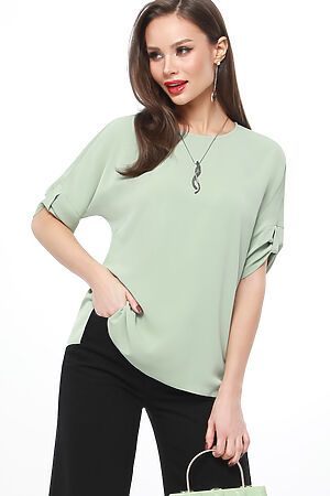 Блуза DSTREND (Серо-зелёный) Б-2082 #990232