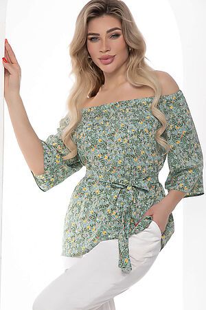Блуза LADY TAIGA (Олива) Б10153 #999946