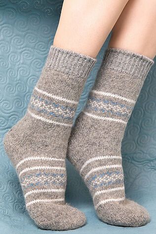 НАТАЛИ Носки шерстяные шерстяные женские Метелица #1056146