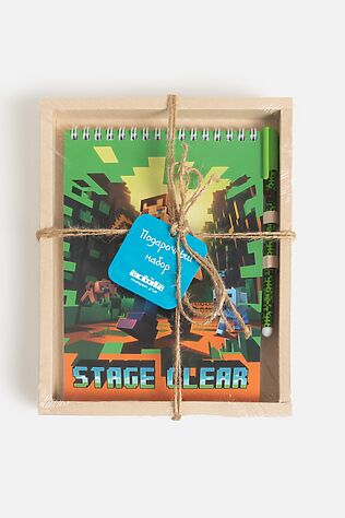 ACOOLA Набор подарочный ( Блокнот А5, 60л и Ручка шариковая, цвет чернил синий) Jed3 разноцветный #1068213