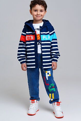 PLAYTODAY Куртка текстильная с полиуретановым покрытием для мальчиков (ветровка) #1085605