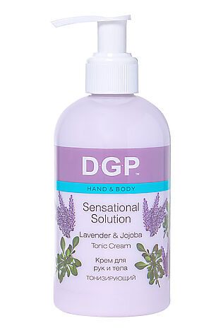 KRISTALLER Domix Green Professional Крем для рук и тела тонизирующий / Lavender & Jojoba, 260 мл #1106619