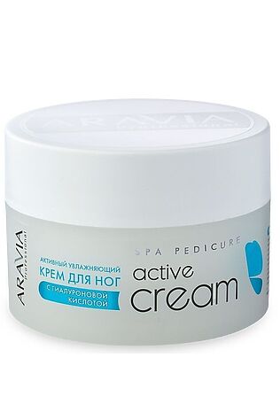 KRISTALLER Aravia Крем активный увлажняющий с гиалуроновой кислотой для ног/ Active Cream, 150 мл #1107061