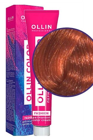 KRISTALLER Ollin Перманентная крем-краска для волос / Fashion Color, медный, 60 мл #1107163