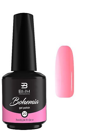 KRISTALLER BHM Professional Гель-лак для ногтей / Sweet candy 020, 7 мл #1107288