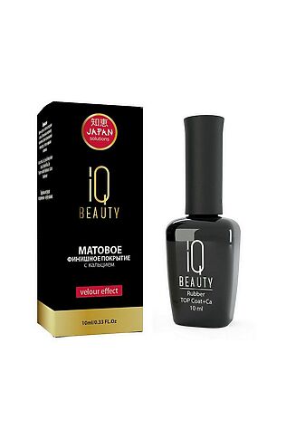 KRISTALLER IQ Beauty Каучуковое матовое финишное покрытие с кальцием, 10 мл #1107720