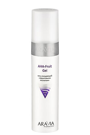 KRISTALLER Aravia Гель очищающий с фруктовыми кислотами AHA / Fruit Gel, 250 мл #1107861