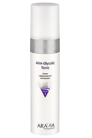 KRISTALLER Aravia Тоник с фруктовыми кислотами AHA / Glycolic Tonic 250 мл #1107943